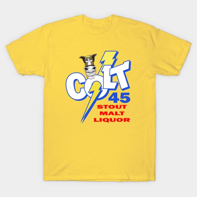 Colt 45 / Jolt Cola Mashup T-Shirt by RetroZest